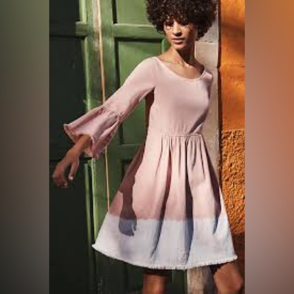 Holding Horses Anthropologie Pink Lilibet dress size 0